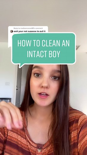 Reply to @madisonrenee88 how to clean an intact boy! #intactivist #uncircumsised #boysarebornperfect #consent #circumcision #yourwholebaby