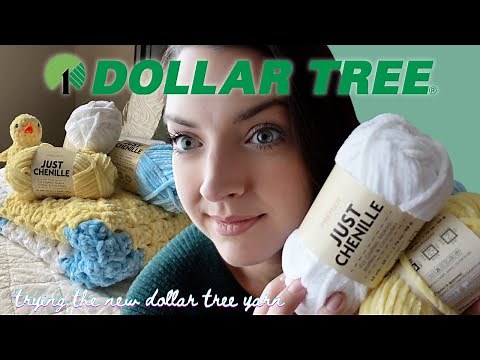 Premier Just Chenille Yarn | Dollar Tree Yarn Review