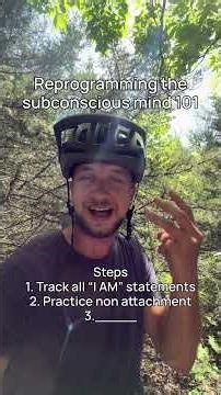 How to reprogram the subconscious mind!