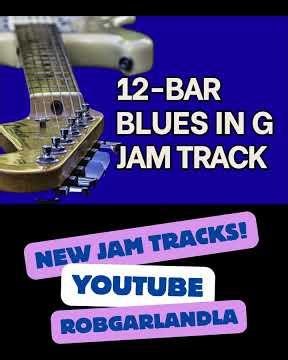 12-Bar Blues In G Backing Track #guitarbackingtracks #jamtracks #backingtrack