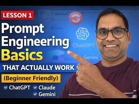 Lesson 1: Prompt Engineering Basics That Actually Work (Beginner Friendly)