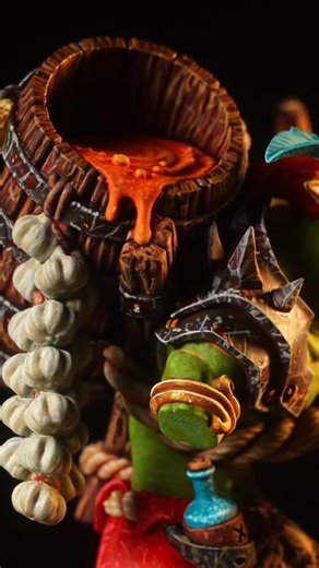 🖌 Tutorial — Painting the brew on Hobgrog – The Brewmaster. #miniaturepainting #paintingtutorial