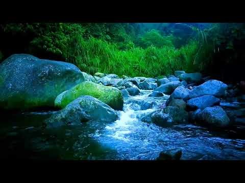 Peaceful River Flowing Nature Sounds Sleep Music for Insomnia Relief & Relaxation Tonight