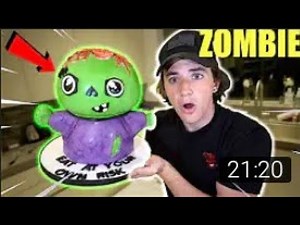If you see this Zombie Cake, DO NOT eat it..Throw it AWAY! (he turned into a ZOMBIE)