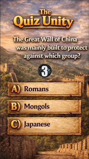 🧠🤔Great Wall of China Quiz 🧠 Can You Guess the Right Answer?