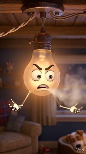 Tired Light Bulb Needs a Break #lightbulb #shorts #viralshorts