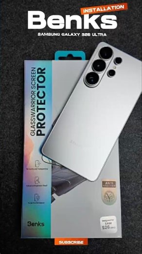 S26 Ultra screen protector that works #shorts #installation