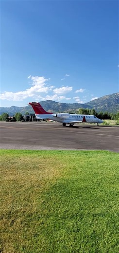 #wyoming stuff | #Learjet #L45 #takeoff 🤠🤙🤙 #privatejet #mountains #BLMland
