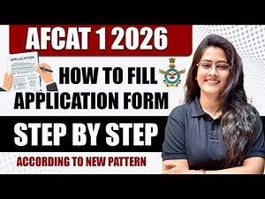 ✈️AFCAT 1 2026 Form Fill Up 🔥 Complete Step-By-Step Process | AFCAT Online Form Kaise Bhare