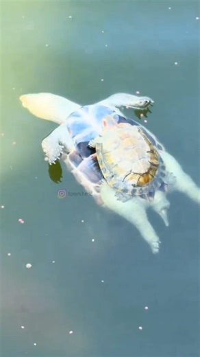 Is This Turtle Basking… or Something Worse? #turtle #youtubeshorts #reptiles