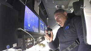154K views · 7.3K reactions | LIVE FROM CREW DRAGON  The four astronuats give us a tour of the SpaceX capsule rocketing them toward the space station, and first time space flier Victor Glover gets his gold astronaut pin! | WESH 2 News | Facebook
