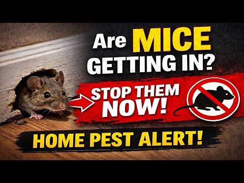How do mice get into my house?
