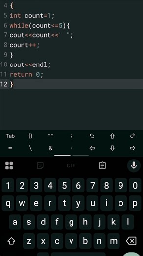 C++ CODING While loop #C++ #Loops🌪️ # while loop #coding
