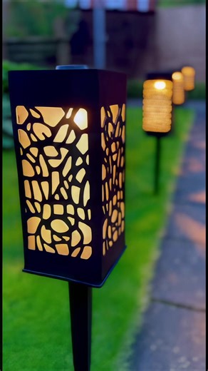 Light up your nights automatically ✨🌿 6-pack warm white solar garden lights — waterproof, energy-efficient & perfect for pathways, patios & driveways! #OutdoorLighting #SolarLights #GardenVibes #TikTokMadeBuyIt #dealdropsance