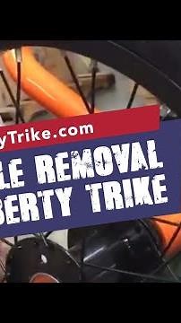 Liberty Trike | Removing the Rear Axle on the Liberty Trike.