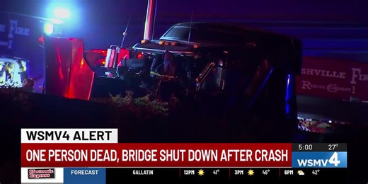Deadly crash closes I-24 east over Cumberland River