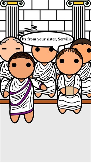 Romanitas on Instagram: "Context: When the Senate was debating the fate of Catiline’s conspirators, Cato alleged that a letter which Caesar had received was in fact a message from the conspirators and that Caesar was on their side. It was, in fact, not from Catiline but from Servilia, Cato’s sister. (See Plutarch’s Lives of Cato the Younger 24.1–2 & Brutus 5.2–3, though Plutarch forgot to mention that Servilia loved Sabrina Carpenter). #ancienthistory #rome #spqr #romanitas"