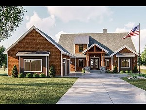 MOUNTAIN RUSTIC HOUSE PLAN 963-00352