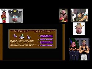 Maniac Mansion (NES) Gameplay