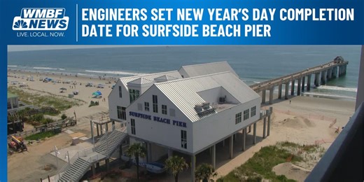 Engineers announce New Year’s Day completion date for Surfside Beach Pier