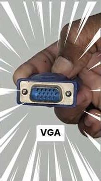VGA vs HDMI vs DP Cabel #tech #shortvideo #shorts