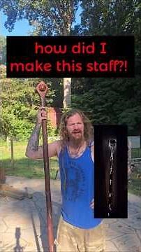 super custom wizard staff #diy #woodworking #howto #art