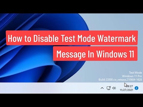 How to Disable Test Mode Watermark Message In Windows 11