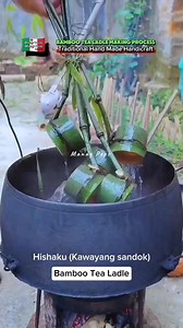Traditional Hishaku Water Tea Ladle Making Process. Watch This! #highlight #traditional #hishaku #waterladle #sandok #manaypeps | Efigenia Lustre