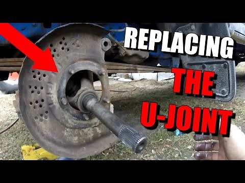 How to Replace a front U-joint in a 96 Ford F250
