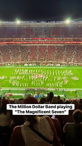 The University of Alabama Million Dollar Band playing “The Magnificent Seven!” That was my high school fight song…they did it better. 😂 | Jason Simpson