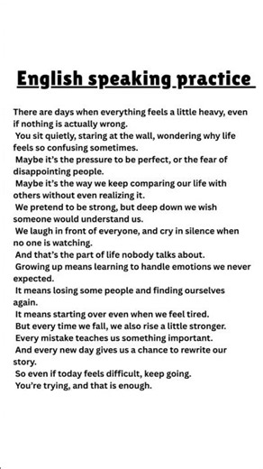 English speaking practice #englishlearning #dailypractice #easyenglish