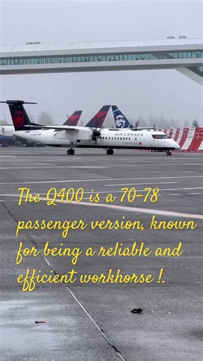 De Havilland Dash 8-400 (Q400) turboprop (propeller) plane #aviation #airplane #travel #q400