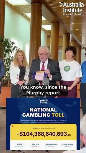 Over $104 billion lost to gambling since Murphy Review
