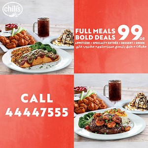 171 reactions · 11 shares | Chili's presents Full Meals! Bold Deals!...