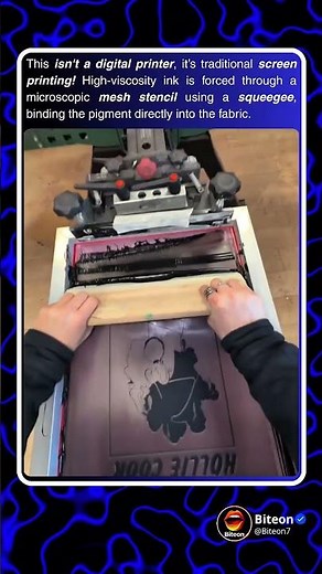 The Screen Printing Process #shorts