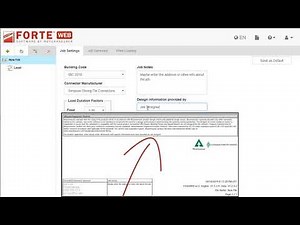 Tour ForteWeb: The Job Settings Tab