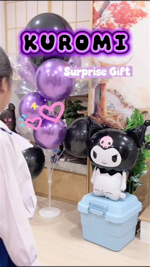 ได้ของขวัญคุโรมิสมใจแล้วน้า 🎁✨ #Kuromi #คุโรมิ #สาวน้อยคุโรมิ #BirthdayGirl #KuromiCollection
