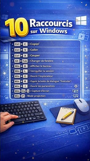 10 raccourcis sur Windows