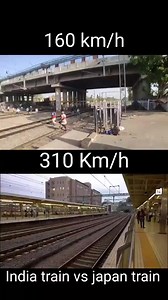 high Speed Train India vs Japan 🚆🚆#shorts #highspeedtrain #travel #indianrail #indianrailways | Linda Movie