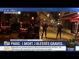 Attaque au couteau à Paris: ce que l'on sait à 22h45