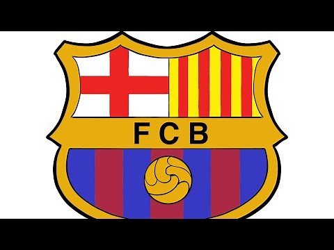 How to Draw BARCELONA FC LOGO