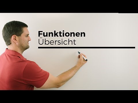 Funktionen, Übersicht, Funktionstypen, Eigenschaften | Mathe by Daniel Jung