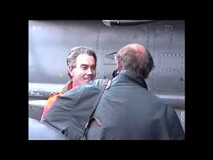 The last Lightning F.6 to land at RAF Binbrook, 23rd July 1992