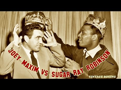 Joey Maxim vs Sugar Ray Robinson 1080p 60fps