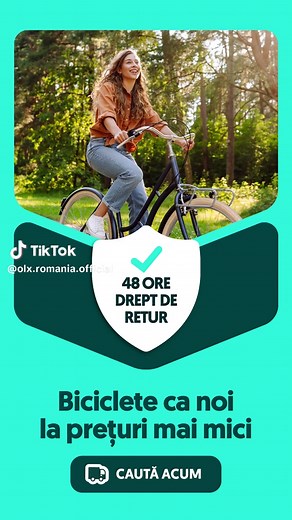 Nu mai sta pe gânduri. Comandă-ți acum o bicicletă și bucură-te de vremea frumoasă.