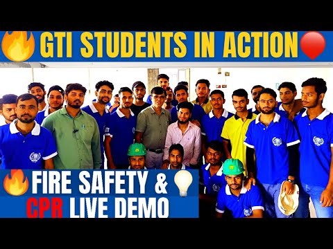 Fire Safety 🚒 + CPR Drill 🫀 | Real Training @ GTI