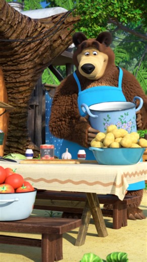 622K views · 7.9K reactions | What's Bear cooking? 六‍ #mashaandthebear #cartoonforkids #kids #cartoons | Masha and the Bear | Facebook