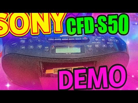 SONY CFD-S50 DEMO