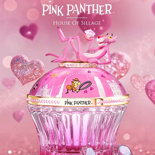 The Pink Panther™ Fragrance by House of Sillage is a playful yet sophisticated blend of Pink Lady Apple, Bubblegum, and Sugared Musk, celebrating 60 years of the iconic character. This limited-edition scent is a mystery worth solving—luxury, charm, and mischief in every bottle. | House Of Sillage
