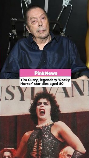 Tim Curry, best known for his role as Dr Frank-N-Furter in the cult classic 'The Rocky Horror